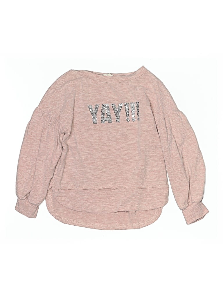 Pre-owned Mia Joy Kids' Long Sleeve T-shirt In Pink