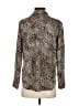 Bella Dahl 100% Rayon Animal Print Brown Long Sleeve Blouse Size S - photo 2