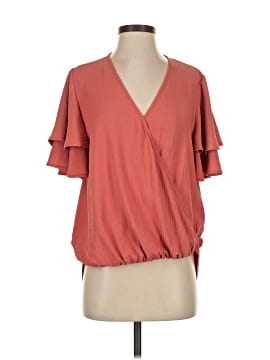 Mia + Tess Short Sleeve Blouse