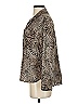 Bella Dahl 100% Rayon Animal Print Brown Long Sleeve Blouse Size S - photo 5