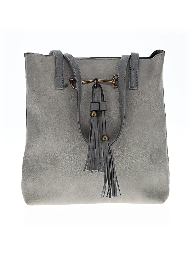 Pre-owned Liz Soto Satchel In Gray
