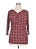 Vince Camuto Red 3/4 Sleeve Blouse Size XL - photo 1