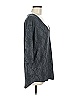 Express One Eleven Gray 3/4 Sleeve Top Size M - photo 4