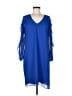 Thalia Sodi 100% Polyester Blue Casual Dress Size M - photo 1