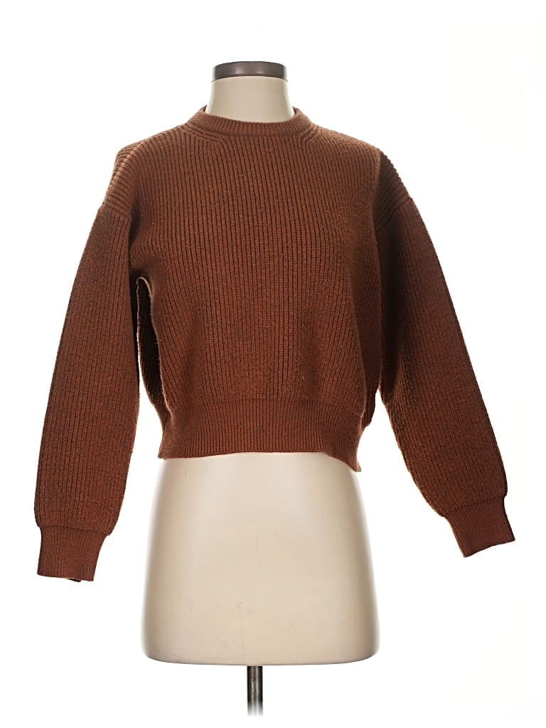Pre-owned Assorted Brands Pullover Sweater In Brown