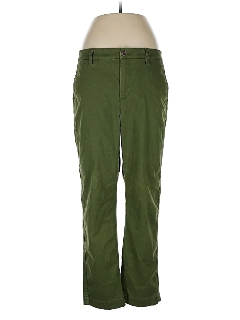 Pre-owned J.crew Factory Store Khaki Pant In Green