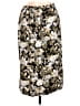 Briggs 100% Polyester Floral Gold Casual Skirt Size M - photo 2