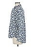 Grayson 100% Lyocell Print Blue Long Sleeve Button-Down Shirt Size XS (1) - photo 5