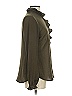 CAbi 100% Polyester Green Long Sleeve Blouse Size XS - photo 4