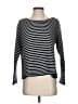 FRAME 100% Cotton Stripes Black Blue Pullover Sweater Size S - photo 1
