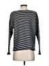 FRAME 100% Cotton Stripes Black Blue Pullover Sweater Size S - photo 2