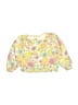 Peek... 100% Cotton Floral Yellow Pullover Sweater 9-12 MO / 12 MO - photo 1