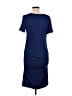 Unbranded Solid Blue Casual Dress Size M - photo 2