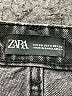 Zara Chevron-herringbone Black Jeans Size 4 - photo 3