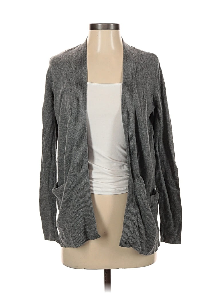Pre-owned Croft & Barrow Cardigan Sweater In Gray