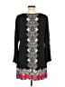 Style&Co Graphic Black Casual Dress Size L - photo 2