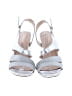 Dream Pairs Metallic Silver Sandals Size 9 - photo 2