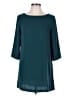 Leith 100% Polyester Solid Teal Casual Dress Size M - photo 1
