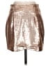 Banana Republic 100% Polyester Metallic Silver Formal Skirt Size 0 - photo 2