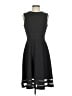 Calvin Klein Solid Black Cocktail Dress Size 4 - photo 1