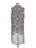 Spense 100% Polyester Paisley Gray Sleeveless Blouse Size 1X - photo 2