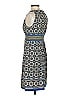 Max Studio Print Blue Casual Dress Size XS - photo 4