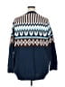 Unbranded 100% Acrylic Argyle Blue Cardigan Size 4X - photo 2