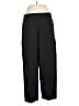 St. John Solid Black Casual Pants Size 12 - photo 1