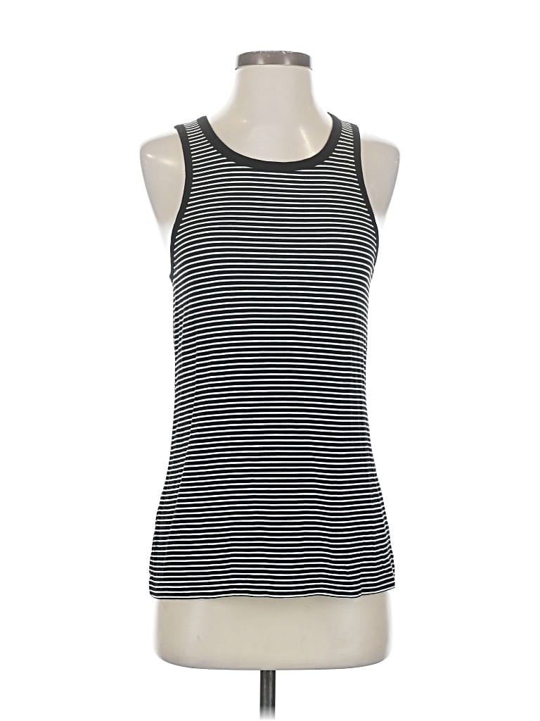 Pre-owned Uniquely Lorna Jane Tank Top Black Halter Neckline Tops