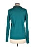 August Silk Teal Long Sleeve Top Size M - photo 2