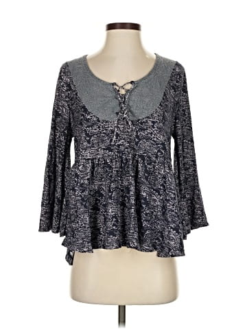 Akemi + Kin 3/4 Sleeve Blouse (view 1)