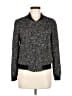 Rebecca Taylor 100% Polyester Tweed Black Jacket Size 8 - photo 1