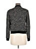 Rebecca Taylor 100% Polyester Tweed Black Jacket Size 8 - photo 2