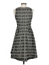 Leifsdottir Chevron-herringbone Black Cocktail Dress Size 4 - photo 2