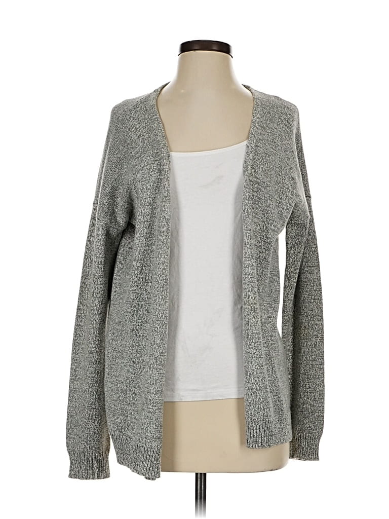 Pre-owned Express Cardigan Sweater In Gray