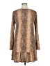 The ZigZag Stripe Animal Print Tan Brown Casual Dress Size XL - photo 2