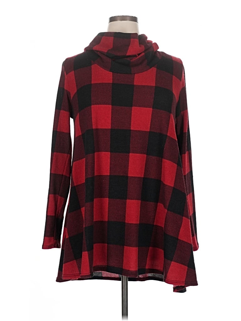 Pre-owned Bombom Turtleneck Sweater In Red