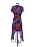 Julia Jordan 100% Polyester Print Blue Cocktail Dress Size 2 - photo 2