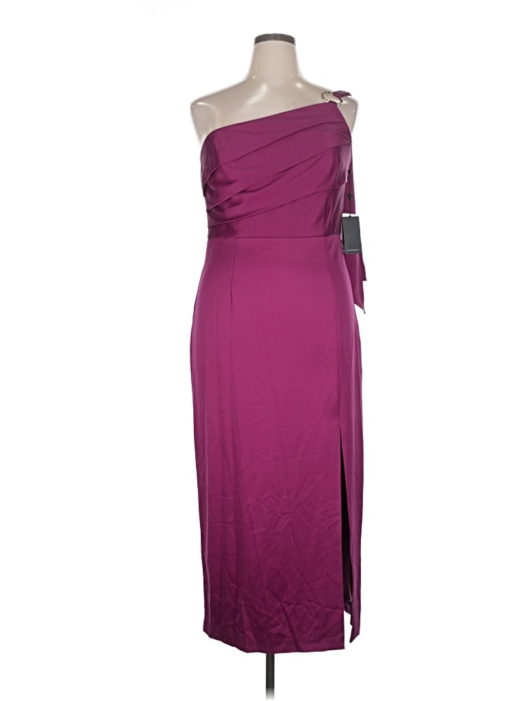 Adrianna Papell Cocktail Dress In Purple