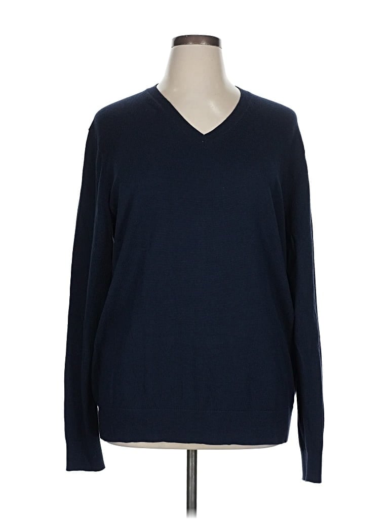 Pre-owned Banana Republic Factory Store Pullover Sweater In Blue