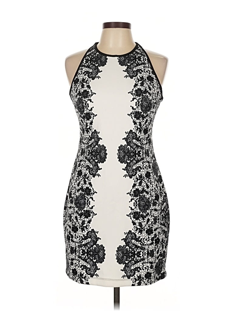 Pre-owned B. Smart Cocktail Dress In White