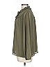 Pleione 100% Polyester Green Long Sleeve Blouse Size L - photo 5