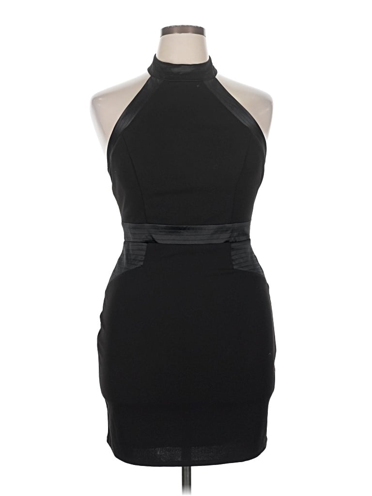 Pre-owned City Studio Cocktail Dress In Black
