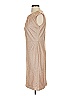 Donna Ricco 100% Polyester Metallic Tan Cocktail Dress Size 2 - photo 5