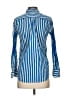 J.Crew 100% Cotton Stripes Blue Long Sleeve Button-Down Shirt Size 0 - photo 2