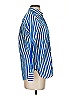 J.Crew 100% Cotton Stripes Blue Long Sleeve Button-Down Shirt Size 0 - photo 4