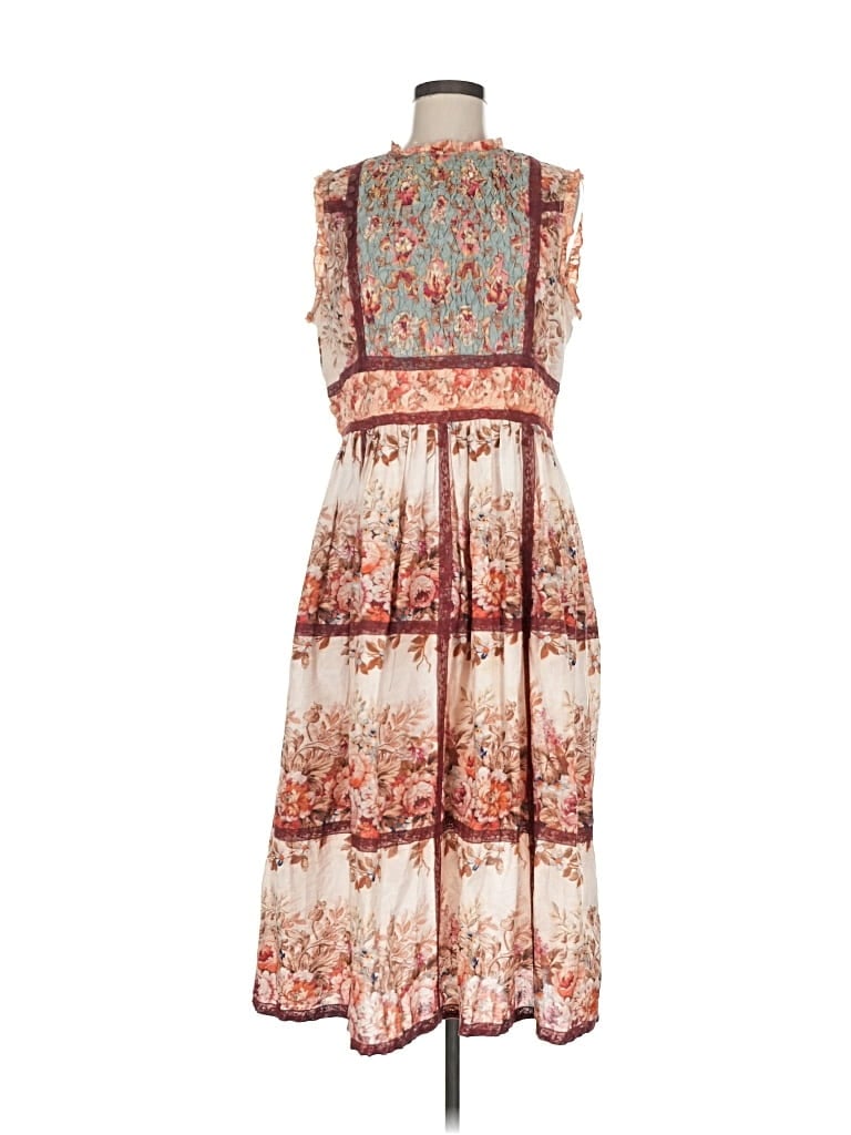 Pre-owned Sundance Casual Dress In Brown