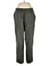 Vetta 100% Tencel Solid Green Casual Pants Size L - photo 1