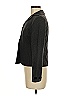 Nanette Lepore Chevron-herringbone Gray Wool Blazer Size 6 (petite) - photo 5