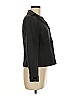 Nanette Lepore Chevron-herringbone Gray Wool Blazer Size 6 (petite) - photo 4